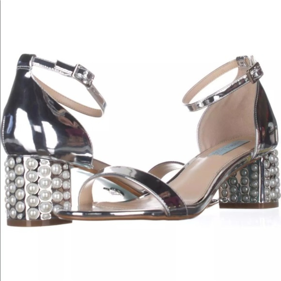 Betsey Johnson Melli Dress Sandals, Silver - Picture 2 of 5